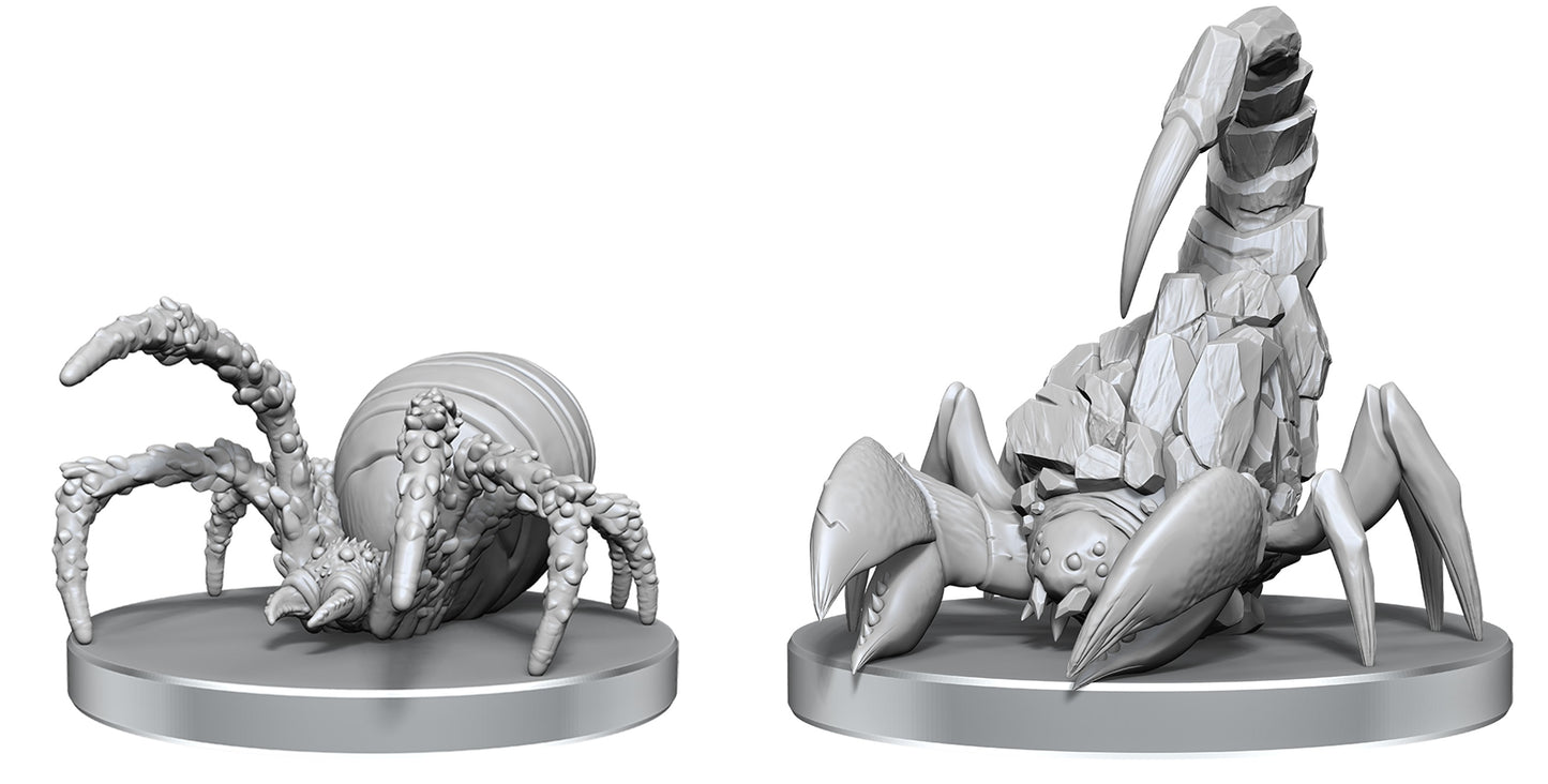 Pathfinder - Cave Scorpion & Hunting Spider