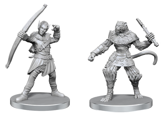 Pathfinder - Elf Hunter & Catfolk Bandit