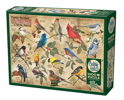 Popular Backyard Birds of North America - 1000 Pieces