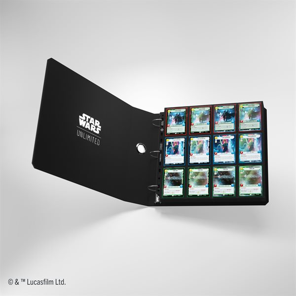 Premium Cardport: Star Wars Unlimited: Black (24 Pocket)