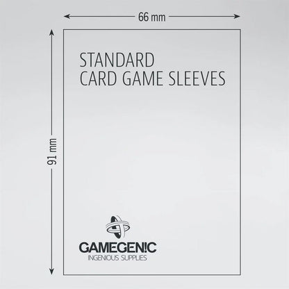 Sleeves: Prime Standard Card Game 50 (Color Code: Gray)