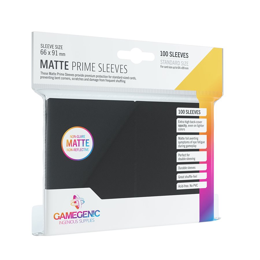 Matte Prime Sleeves 100 (Black)