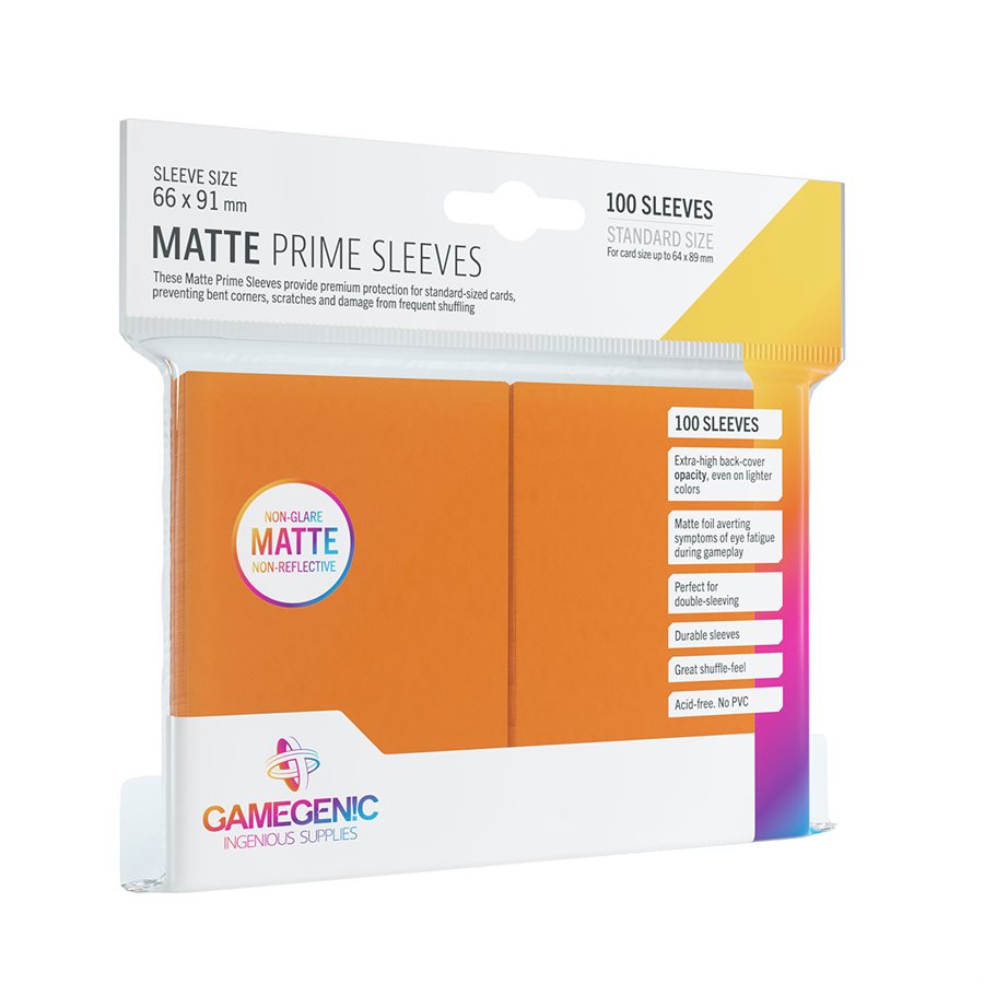 Matte Prime Sleeves (Orange)