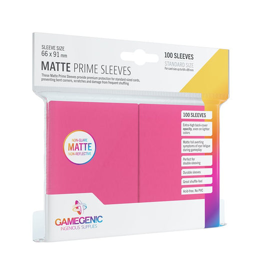 Matte Prime Sleeves 100 (Pink)