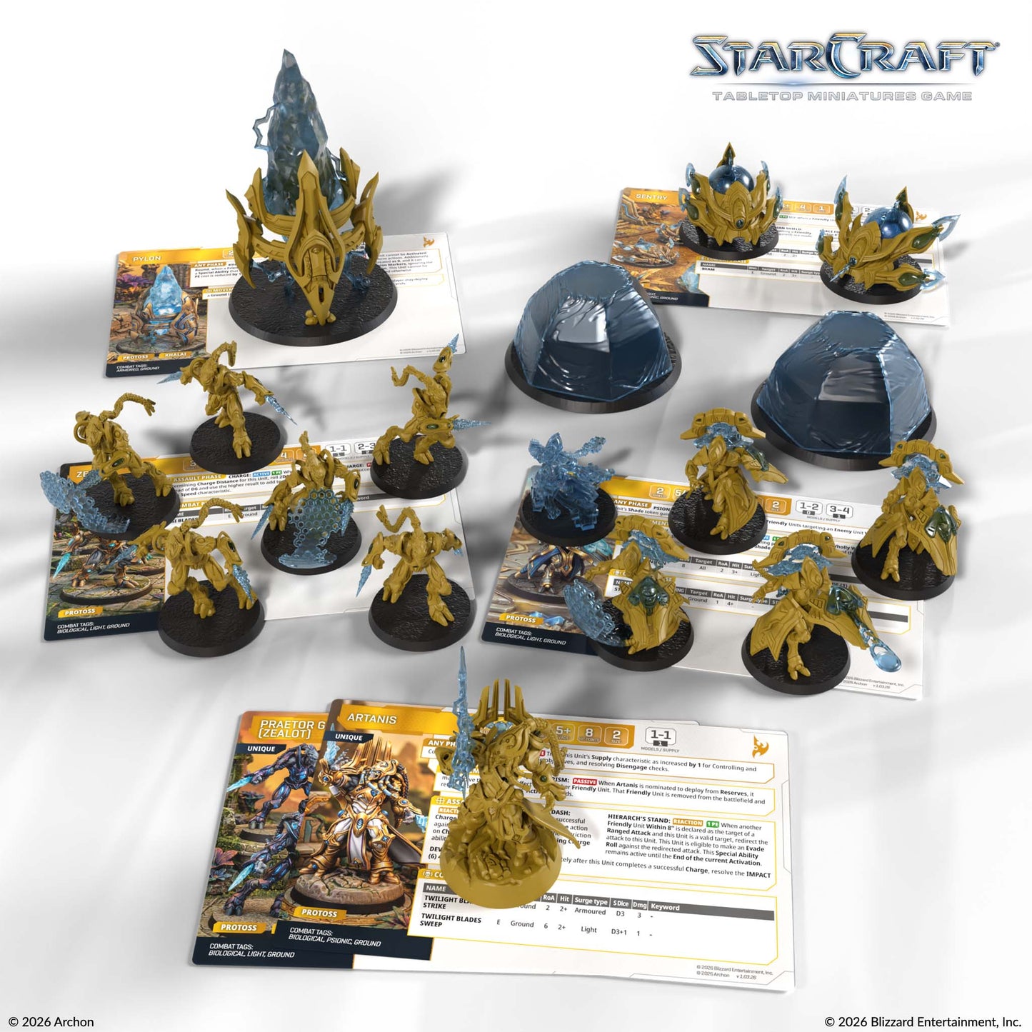 StarCraft: Tabletop Miniatures Game - Protoss Starter Set: Founders Edition (Pre-Order for August 24th)