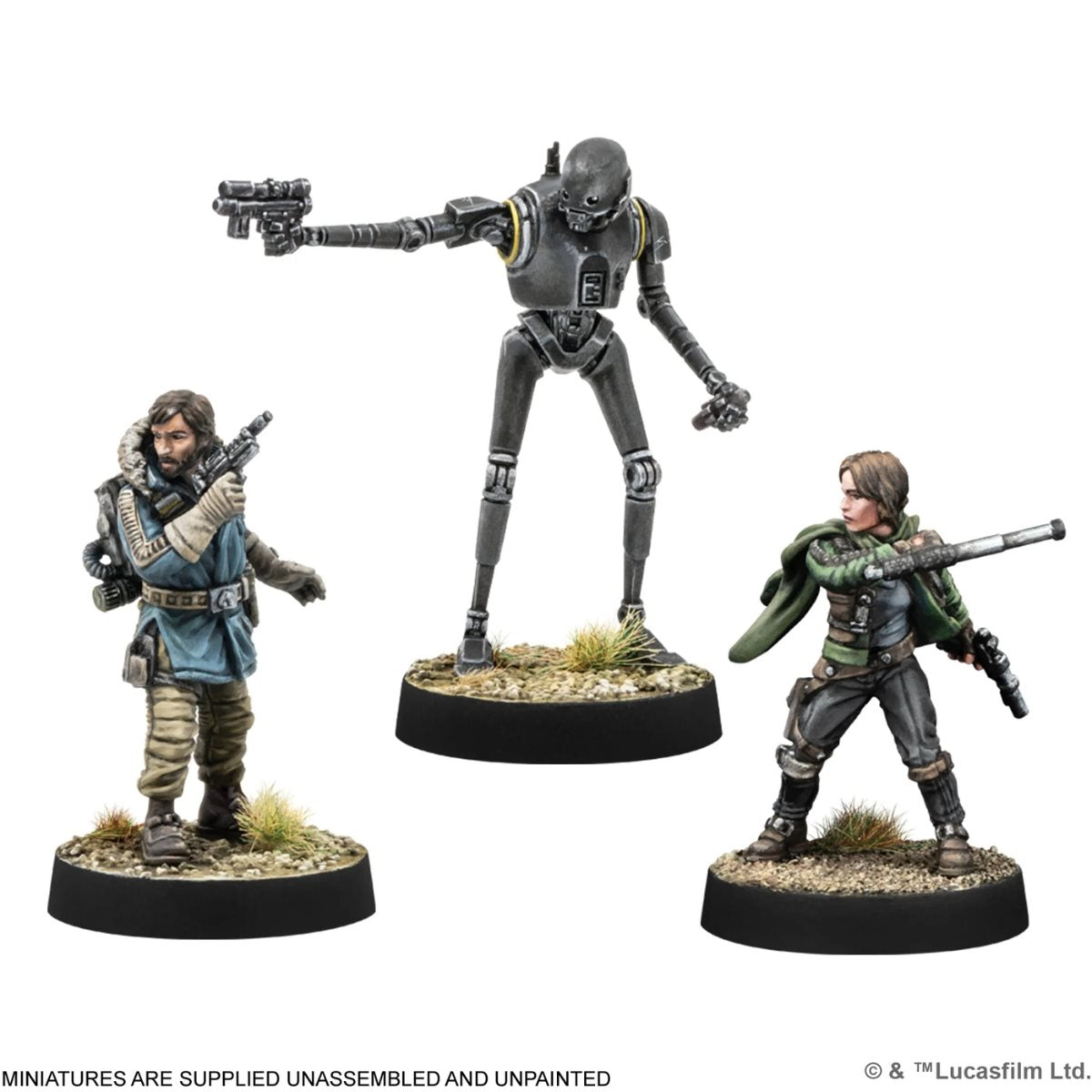 Rebel Alliance - Cassian Andor, Jyn Erso & K-2SO