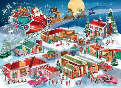 Santa's Flyby - 350 Pieces