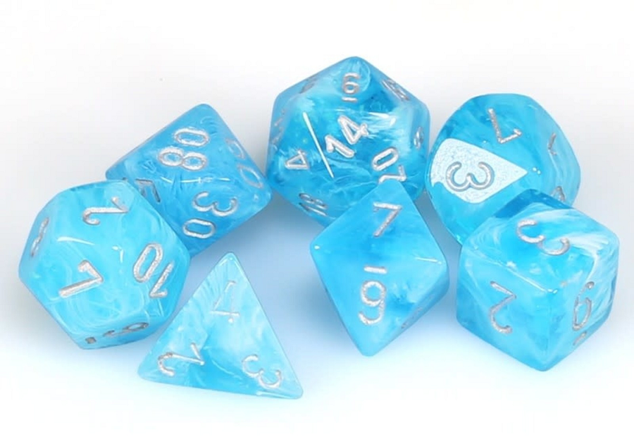 Chessex Mini: Sky/Silver
