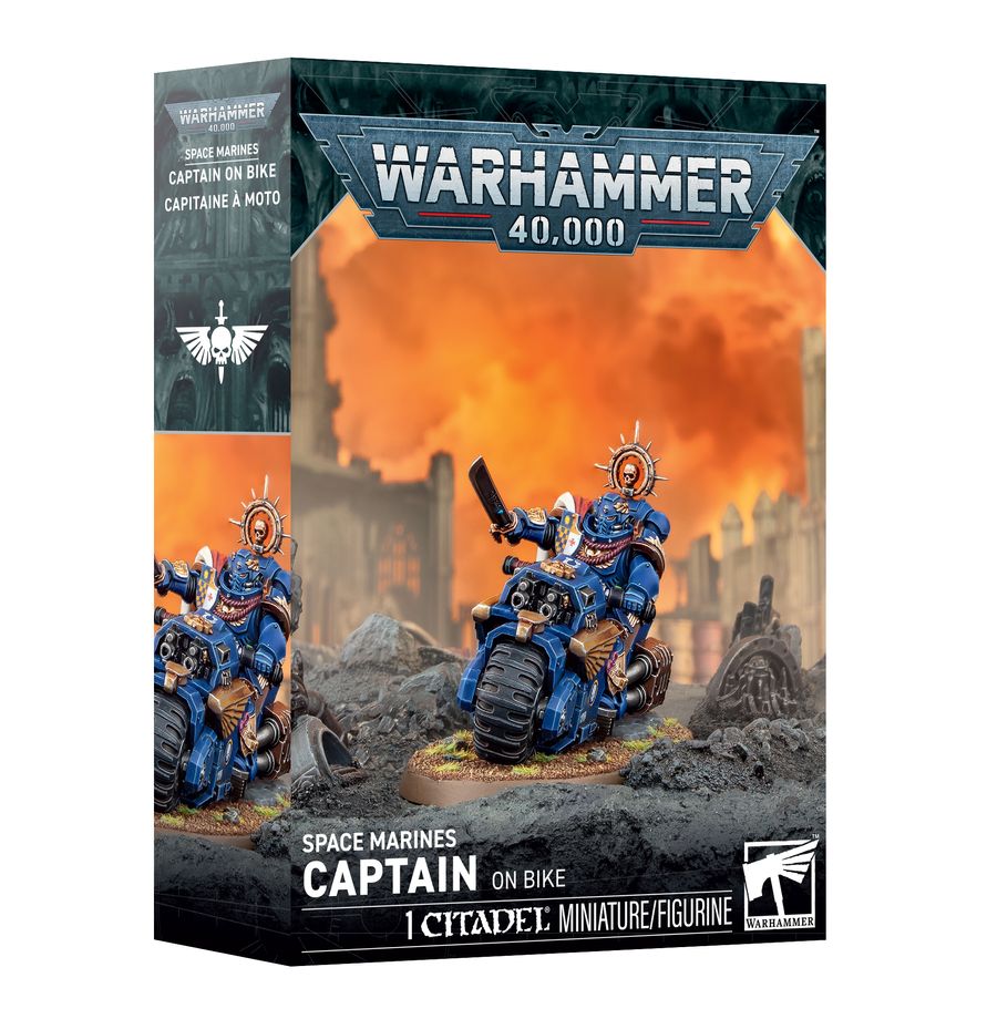 Space Marines - Captain on Bike (Pre-Order)