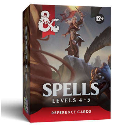 Dungeons & Dragons: Reference Cards: Spells - Levels 4-5 (Pre-Order for August 18th)
