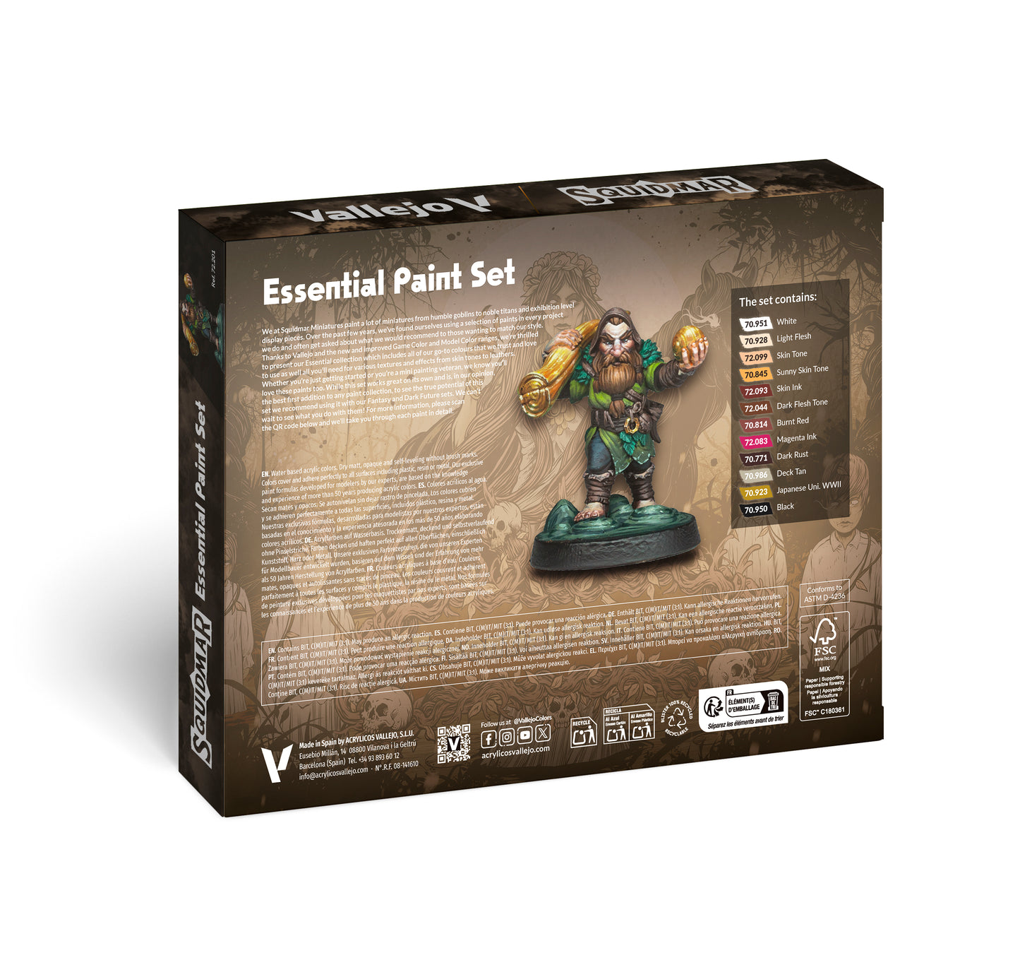 Squidmar Miniatures - Essential Paint Set