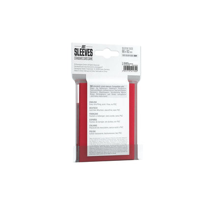 Just Sleeves: Standard Card Game - Red (50) (Color Code: Gray)