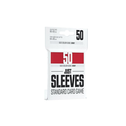 Just Sleeves: Standard Card Game - Red (50) (Color Code: Gray)