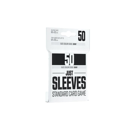 Just Sleeves: Standard Card Game - Black (50) (Color Code: Gray)