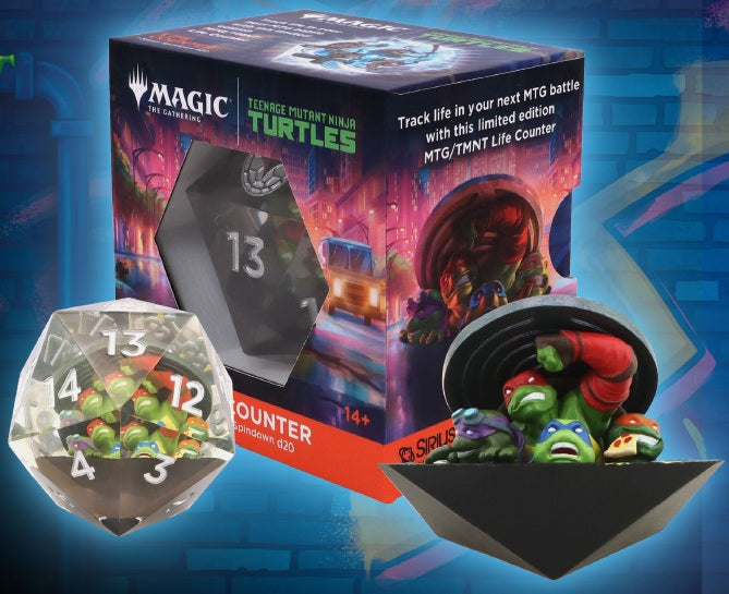 TMNT - 55mm Spindown D20 Counter