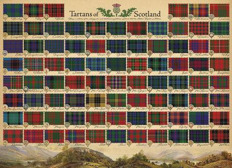 Tartans Of Scotland - 1000 Pieces