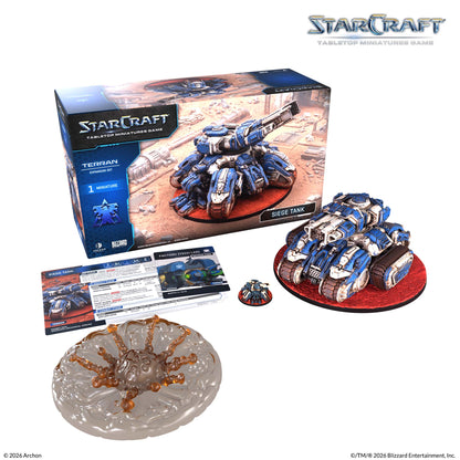 Starcraft: The Miniatures Game: Terran - Siege Tank Expansion Set
