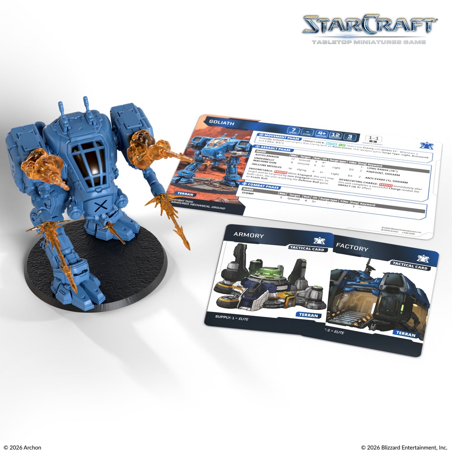 StarCraft: Tabletop Miniatures Game - Terran Goliath (Pre-Order for August 24th)