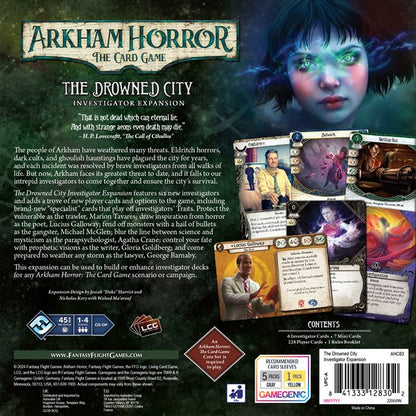 Arkham Horror: The Drowned City Investigator Expansion