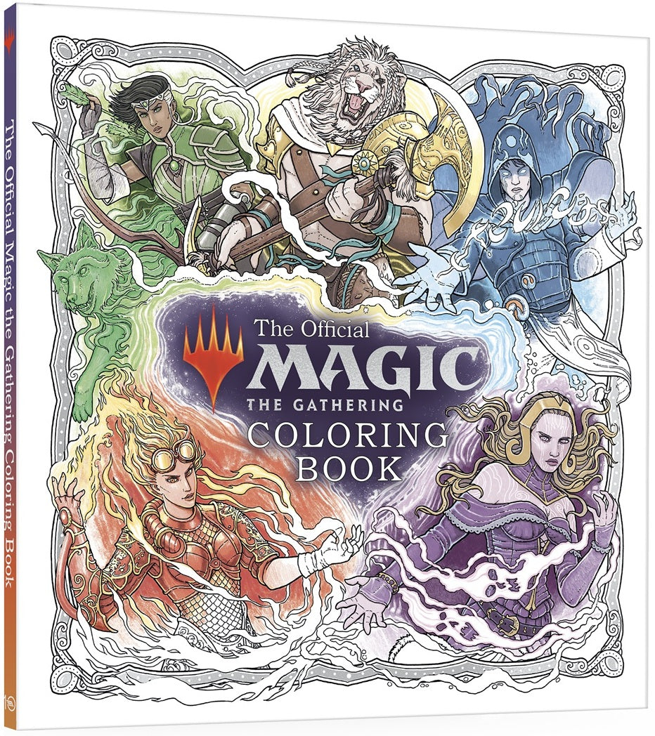 The Official Magic The Gathering Coloring Book