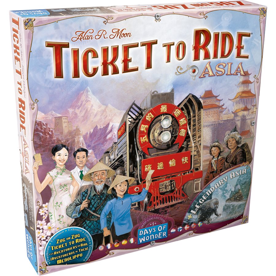Ticket To Ride Map #1: Asia