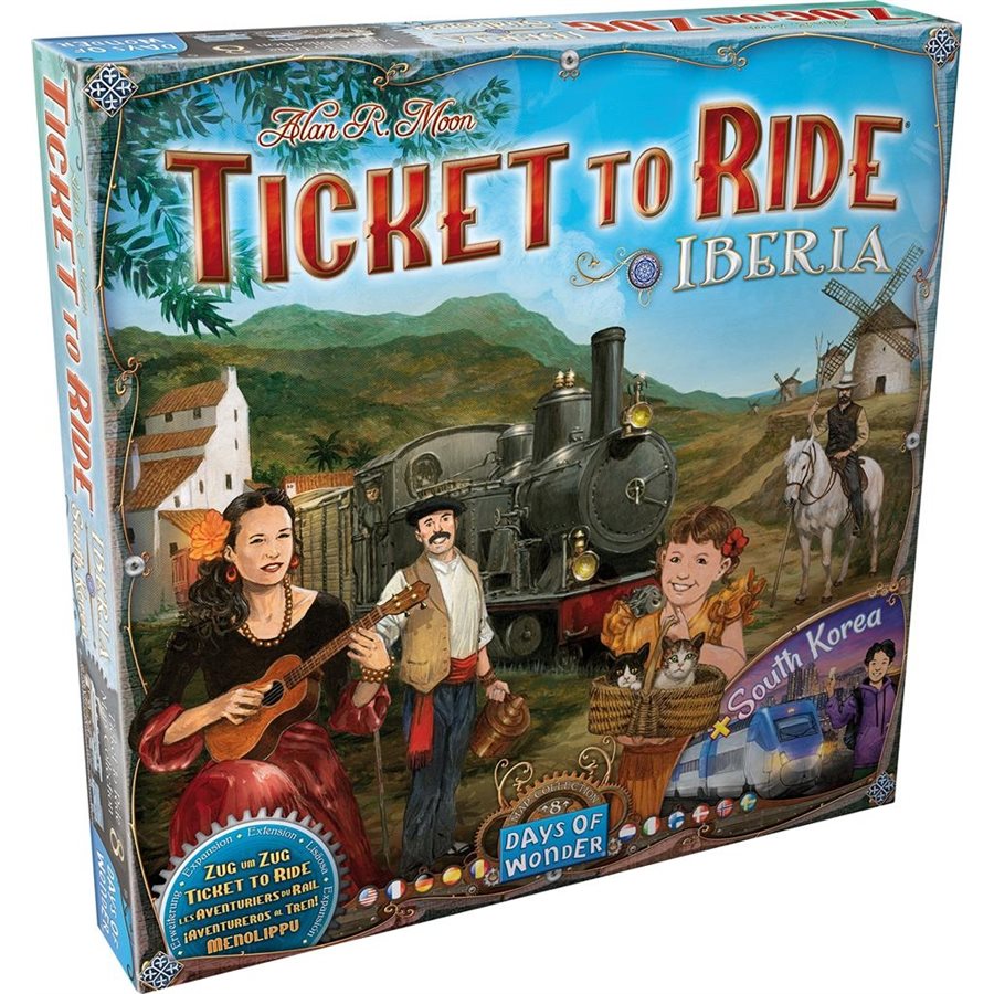 Ticket To Ride Map #8: Iberia & South Korea
