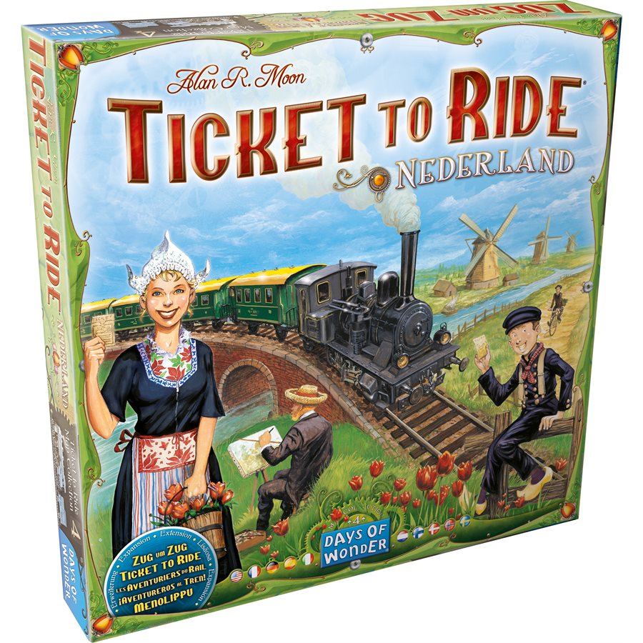 Ticket To Ride Map #4: Nederland