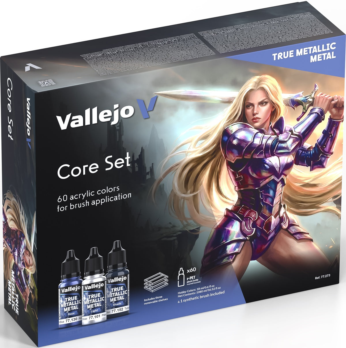 True Metallic Metal - Core Paint Set