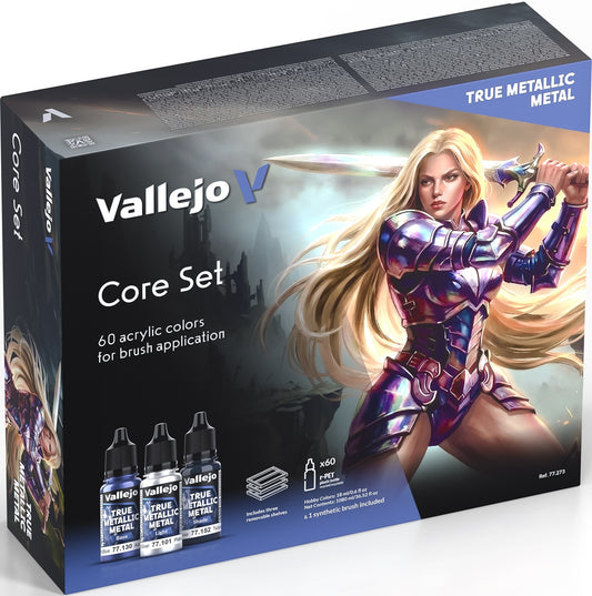 True Metallic Metal - Core Paint Set