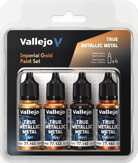 True Metallic Metal - Imperial Gold Paint Set