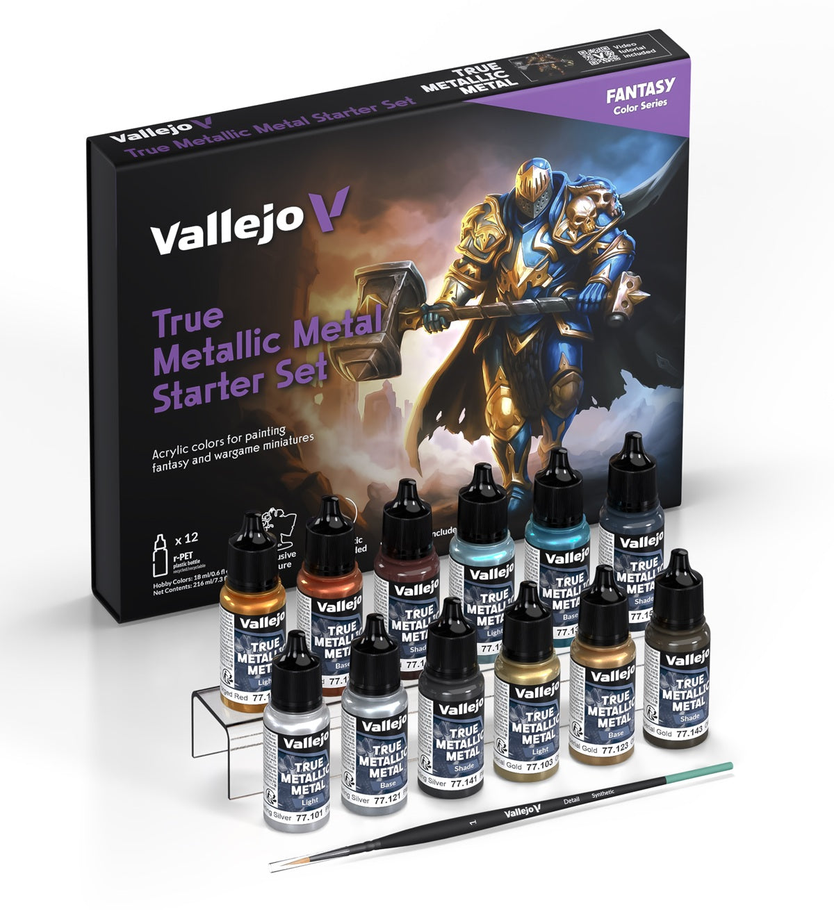 True Metallic Metal - Starter Paint Set