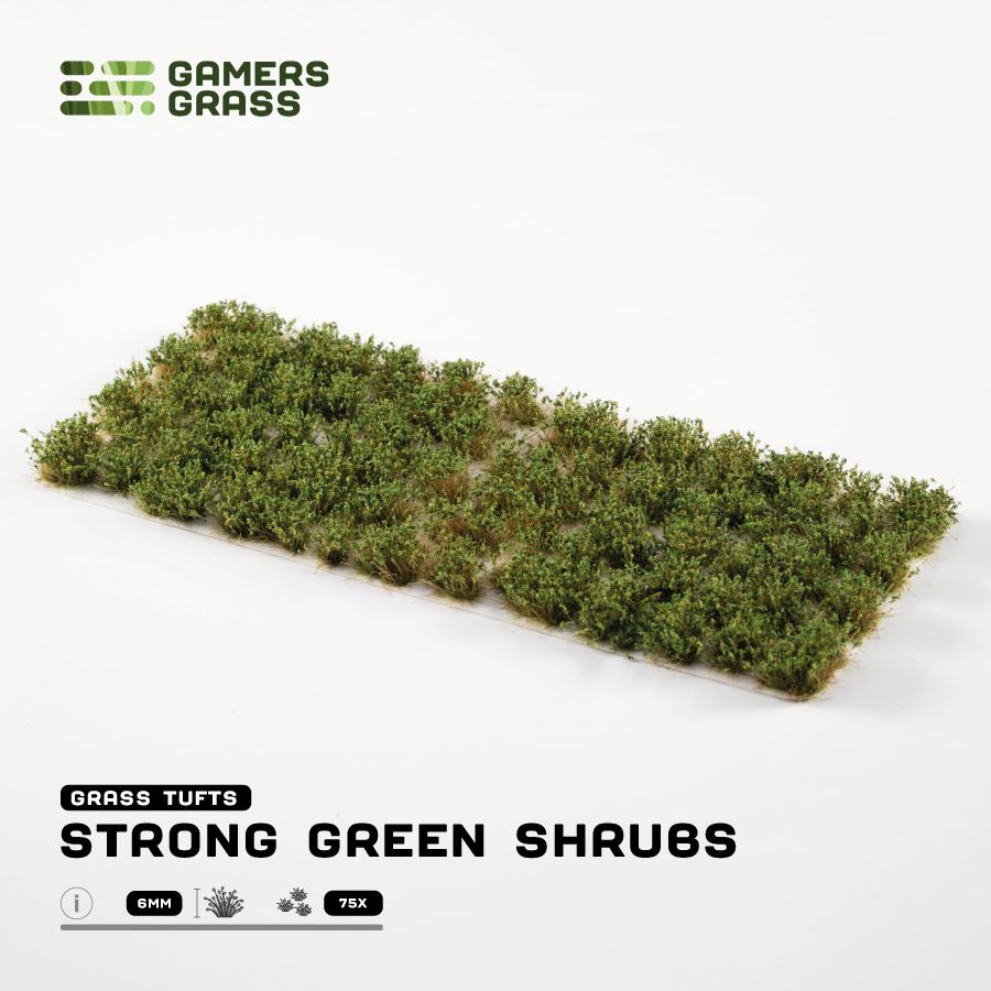Tufts - Strong Green Shrubs