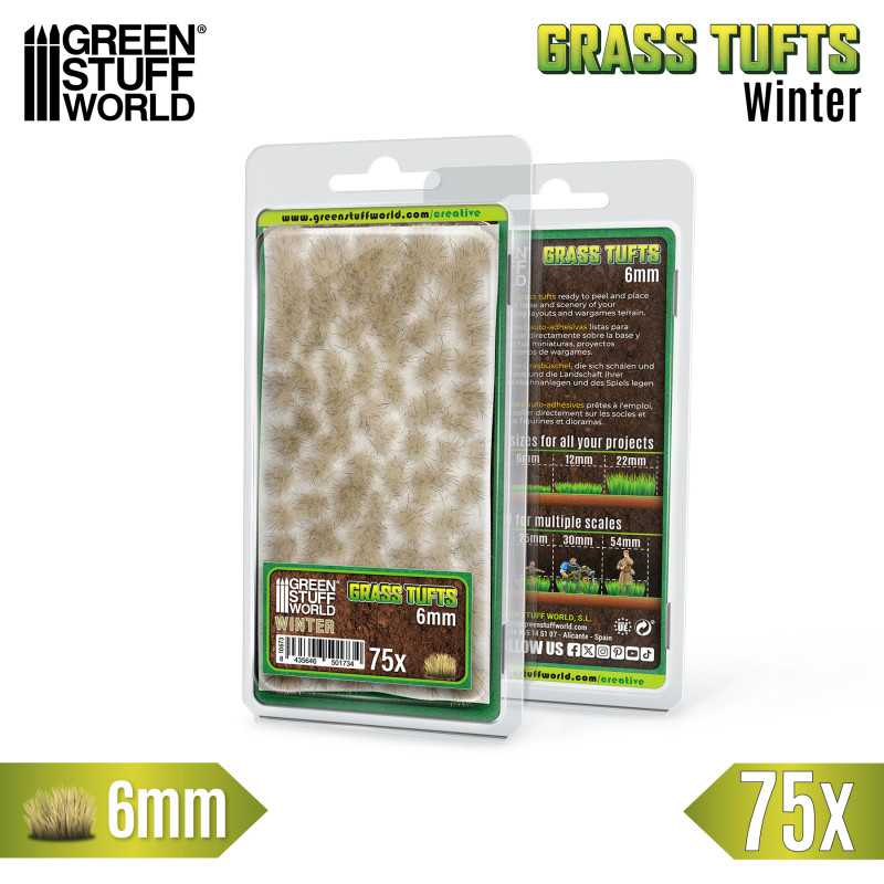 Tufts - Winter White (6mm)