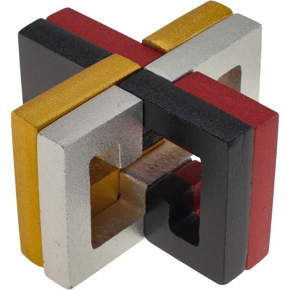 Twisted Logic Metal Puzzle - Difficulty Level 10/10