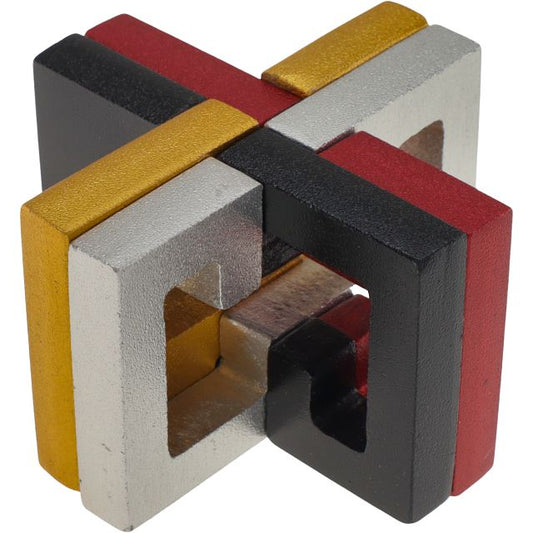 Twisted Logic Metal Puzzle - Difficulty Level 10/10