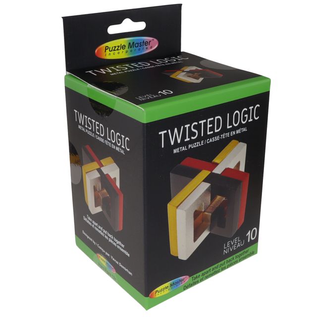 Twisted Logic Metal Puzzle - Difficulty Level 10/10