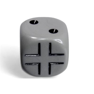Chessex Twelve d6 Pack: WW2 Germany War Dice - Dark Grey / Black (16mm)