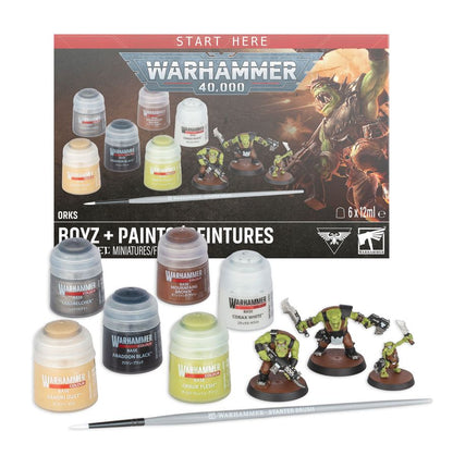 Warhammer 40,000: Orks + Paints Set