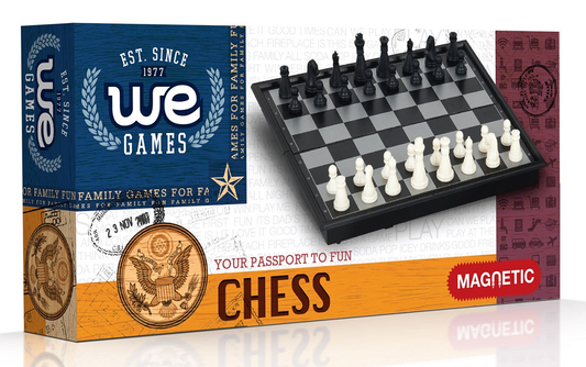 We Games - 10" Folding Magnetic Chess Set