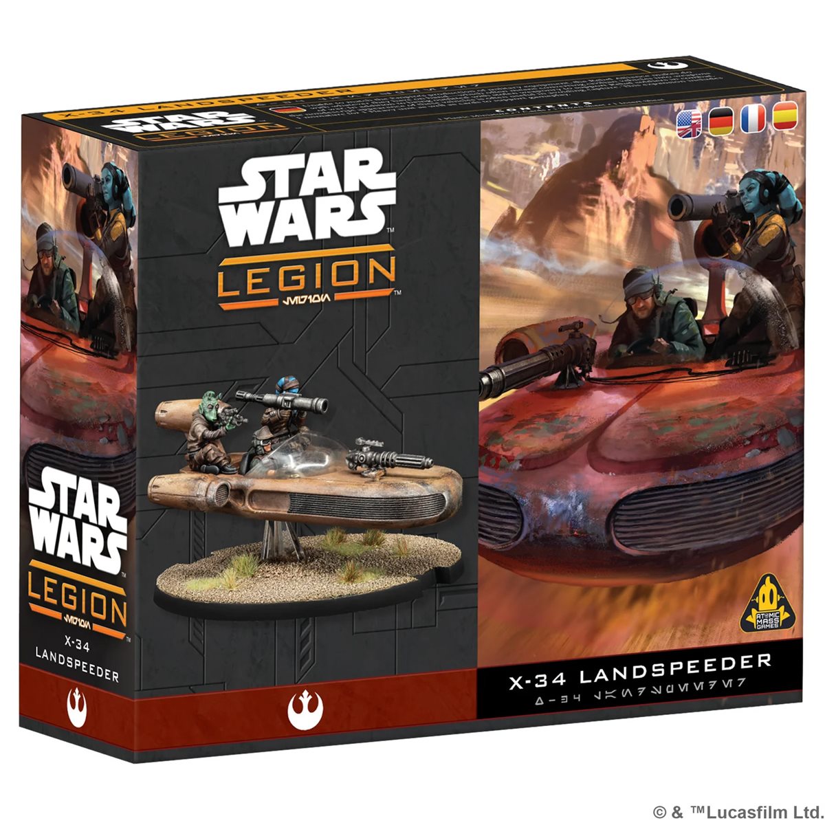 Star Wars: Legion: X-34 Landspeeder (ATOSWQ202) (Pre-Order for July 17th)