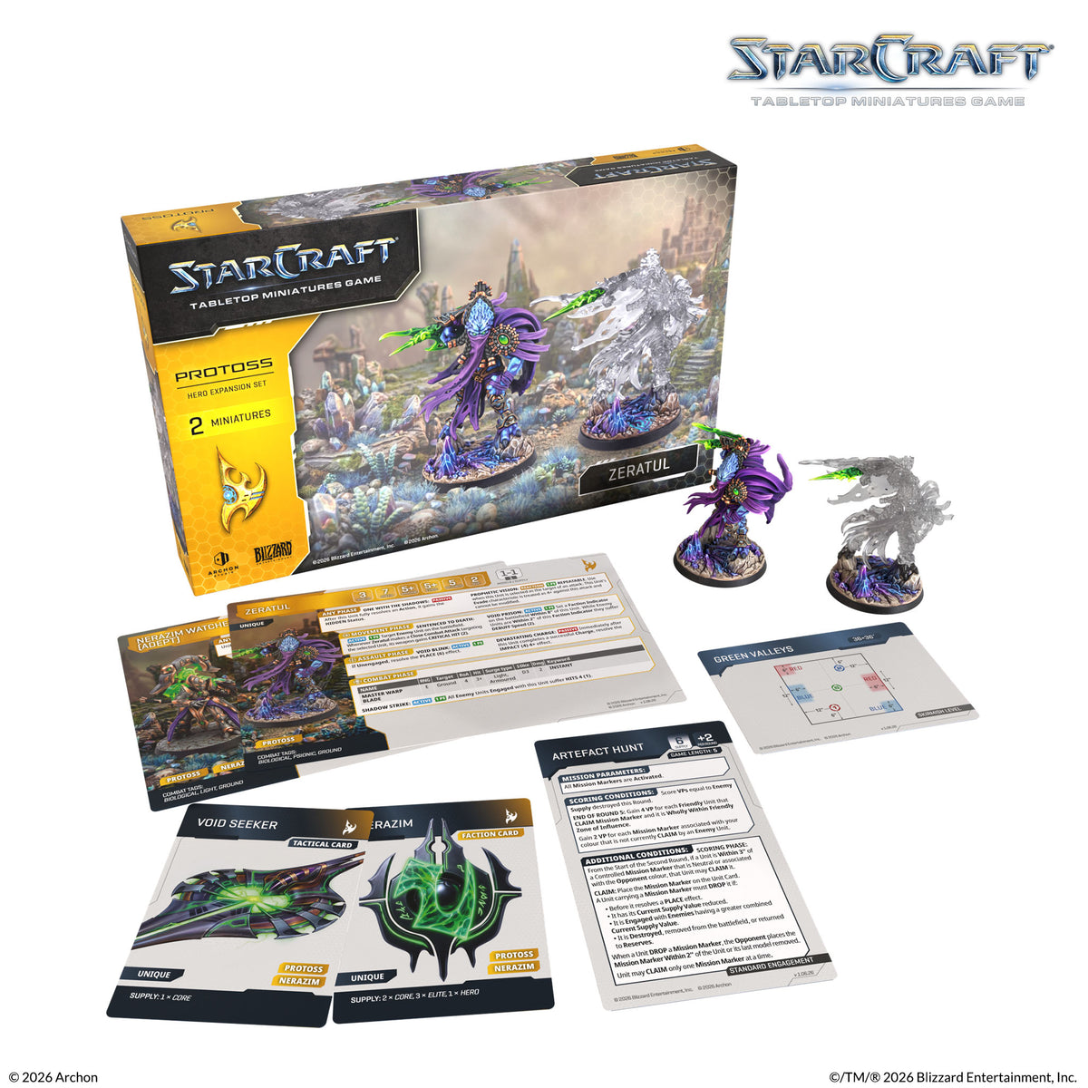 Starcraft: The Miniatures Game: Protoss - Zeratul Hero Expansion Set