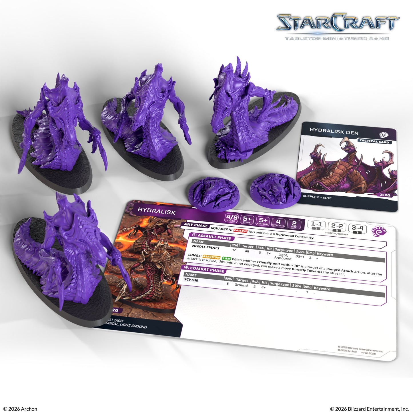 StarCraft: Tabletop Miniatures Game - Zerg Hydralisk (Pre-Order for August 24th)