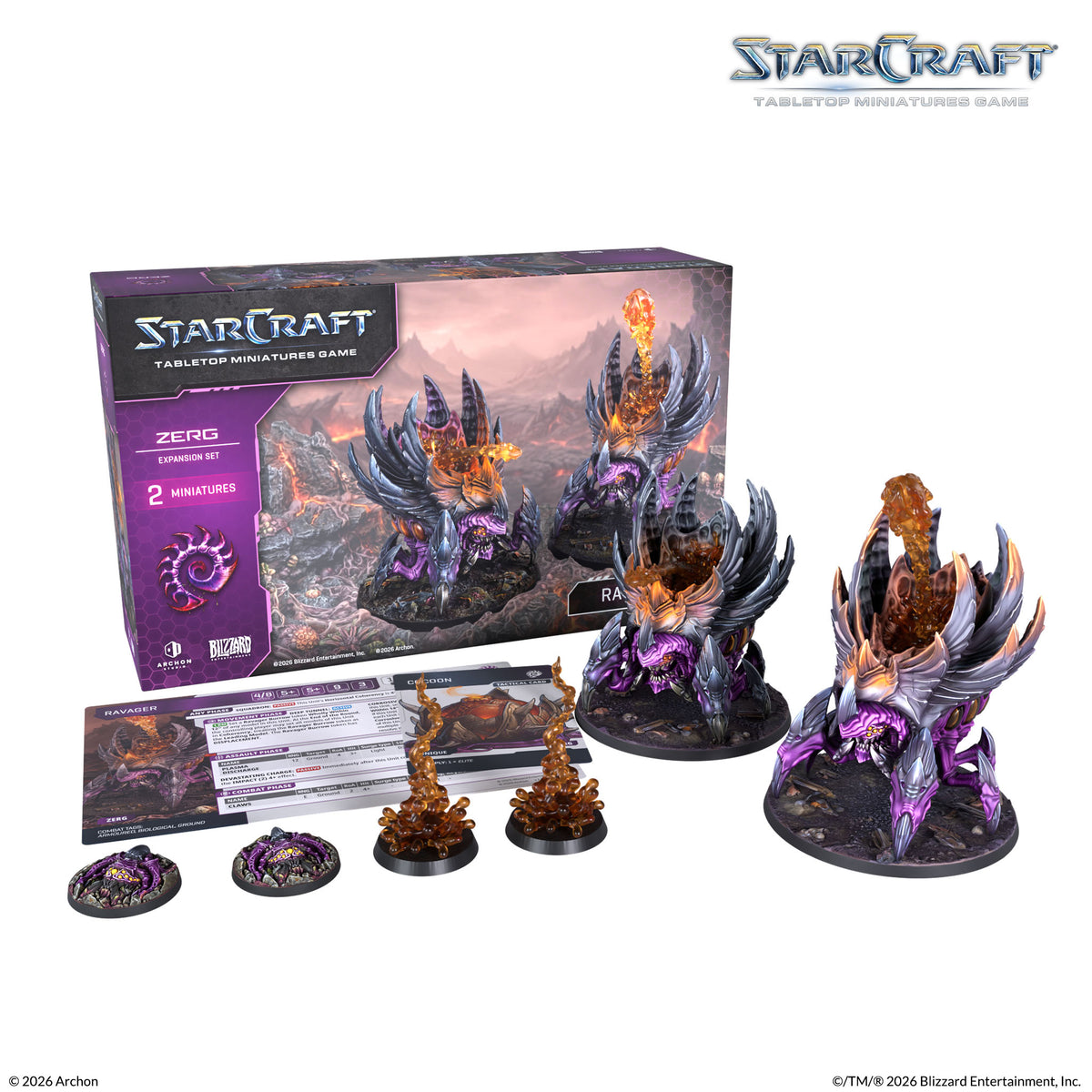 Starcraft: The Miniatures Game: Zerg - Ravager Expansion Set