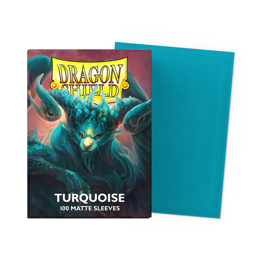 Matte Sleeves - Turquoise 100CT