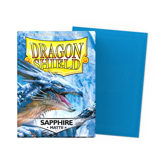 Matte Sleeves - Sapphire 100CT