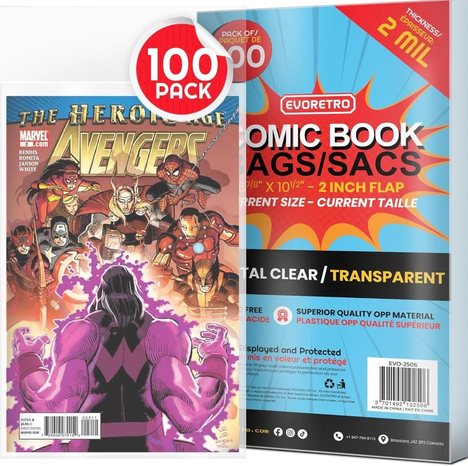 CURRENT AGE COMIC BAGS 100CT