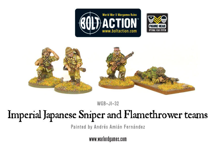 Japanese Sniper & Flamethrower Teams